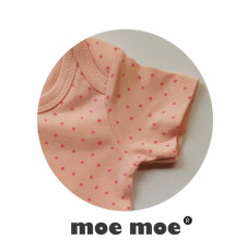 „MoeMoe Art.37837“ kūdikio medvilninis bodis trumpomis rankovėmis [62-86]