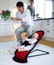 Babybjorn Babysitter Balance Fog Blue/Grey Art.005091  Mazuļu kvalitātīvs, ergonomisks šūpuļkrēsliņš