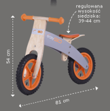 Easy Go Biker Electic Orange Bērnu skrejritenis