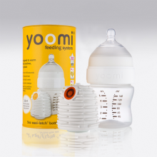 „Yoomi“ maitinimo sistema Art.85900 kūdikių maitinimo butelis + šildytuvas, 140ml
