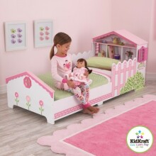 Kidkraft Dollhouse Toddler Bed Art.76255 Bērnu gulta  70x140 cm