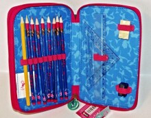 Patio Teen backpack kit H20, Skolēmu komplekts:  ergonomiskā mugursoma, penālis un apavu maiss [portfelis] HO-15 OCEAN Art.86088