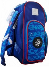 Patio Ergo School Backpack Art.86102 Школьный эргономичный рюкзак с ортопедической воздухопроницаемой спинкой [портфель, разнец] Shark 54072