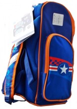 Patio Ergo School Backpack Art.86126 Школьный эргономичный рюкзак с ортопедической воздухопроницаемой спинкой [портфель, ранец] PLANE 54126 
