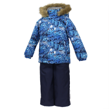 Huppa'19 Winter Art.41480030-82822   Утепленный комплект термо куртка + штаны [раздельный комбинезон] для малышей