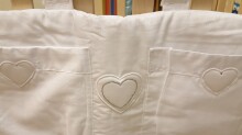 Erbesi Art.14011 Cuori White кармашек для мелочей на кроватку