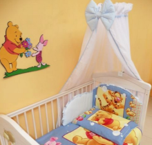 Puchatek Art.012 Baldahīns-moskītu tīkls bērnu gultiņai