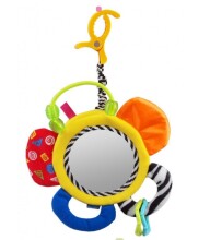 BabyMix Art.40851 Развивающая плюшевая игрушка- погремушка Солнышко для колясок, кроваток и автокресел