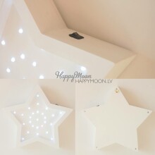 HappyMoon Star Art.NL STAR 17/1 Darkwood Nakts-lampa