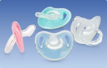 Nuby Art.67519 MOSN Ortodontic silicone pacifier and case (6-12 m)