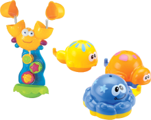Ludi Art. 2242 Игрушки для ванны 'Краб и его друзья'