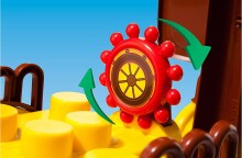 Molto Art.16451 Pirate ship Blocks Развивающие игрушки - конструктор с 30 шт. блоки