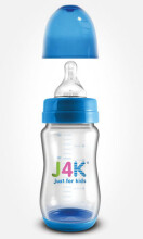 J4K Blue Art.JK009 Anti-koliku barošanas pudele 260ml