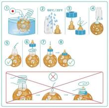 Hevea Baby Glass Bottle