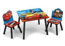 Delta Children Disney Cars Art.TT89504CR  Bērnu mēbeles komplekts -Galdiņš un 2 krēsliņi