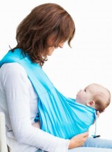 MiniMonkey Baby Sling Unlimited Turquoise Daudzfunkcionalais bērnu slings
