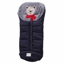 BabyGo Art.24878 Bear Blue/Pink&Grey Baby Sleeping Bag Спальный Мешок с Терморегуляцией 