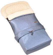 WOMAR 2-daļīgs ratu guļammaiss ar polar termo oderi Nr.20 Grey&Blue 106 cm