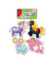 Roter Käfer Baby Puzzle Art.RK6010-03  Bērnu puzzle Ferma (Vladi Toys)