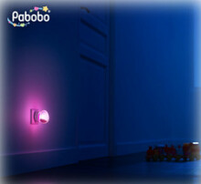 Pabobo Automatic Nightlight Pink  Art.89626 Naktslampiņa