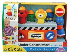 Statomi „K“ vaikai statomi. Prekės KA10549 žaislas Plaktukas su gyvūnu