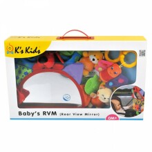 „K's Kids“ kūdikio galinio vaizdo veidrodis Prekės KA10569 veidrodis su žaislu