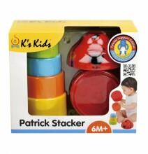 K's Kids Patrick Stacker Art.KA10631 Pазвивающая пирамидка -стаканчики