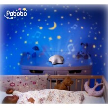 Pabobo Star Projector Taupe Art.SP02BAT-TAUPE Zvaigžņu debess projektors-naktslampiņa