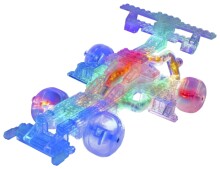 Laserpegs 12in1 Race Car, reacts to sound  Art.G870B Светящийся детский конструктор,104 дет