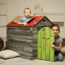 Medinis „PlayToyz S House“ žaidimų namelis vaikams