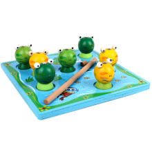 I-Toys Art.Z-885 3D Fishes Frog Attīstošā rotaļlieta mazuļiem
