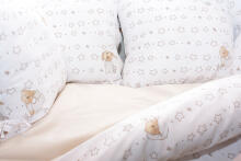 La bébé Boutique Bears Art.38843 bed bumper 210 cm