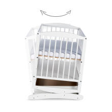 Klups Radek  Art.4157 Wooden baby bed 120x60cm