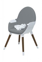 Britton Fika Art.B2132 tamsiai pilkos / rudos kojos maitinimo kėdė