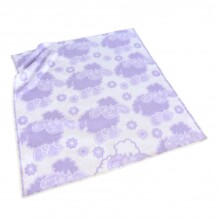 Erškėtuogės violetinė Art.89449 Aukštos kokybės vaikiška medvilninė antklodė (antklodė) 100x140 cm